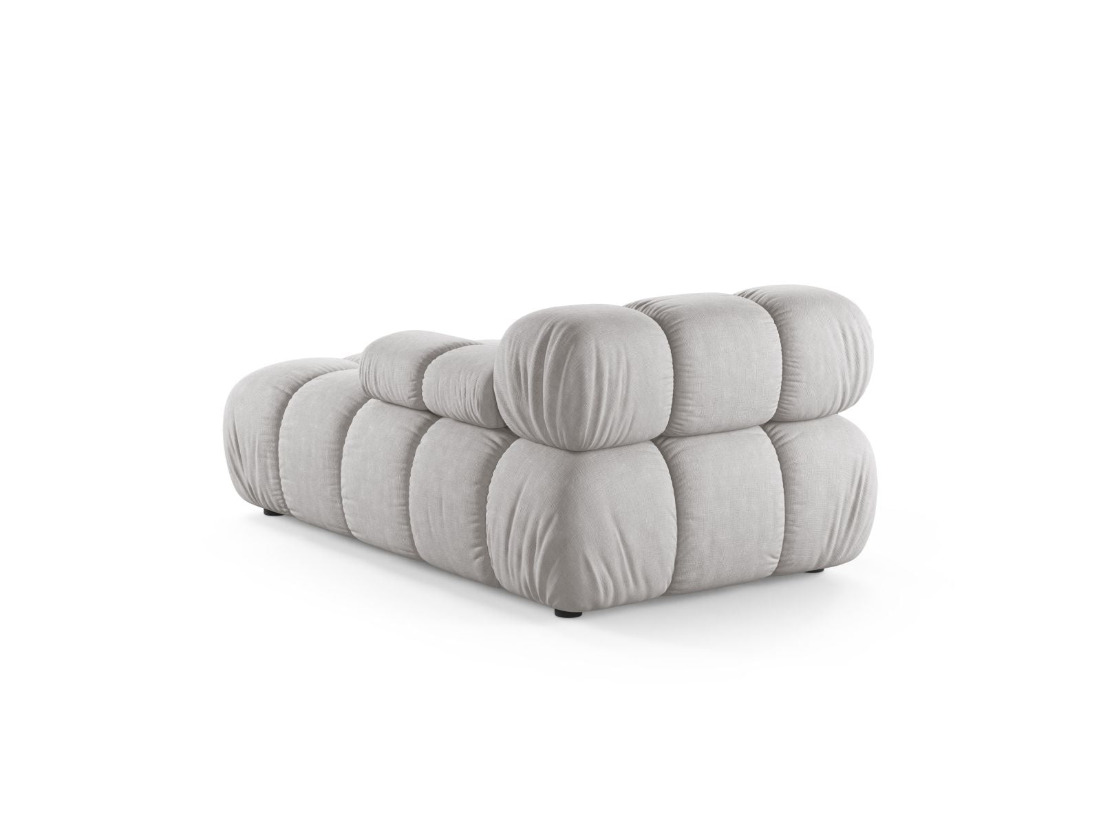 1-Sitzer Chaise Longue rechts Bellis in Light Grey-Liberty präsentiert im Onlineshop von KAQTU Design AG. Modulares Sofa ist von Micadoni