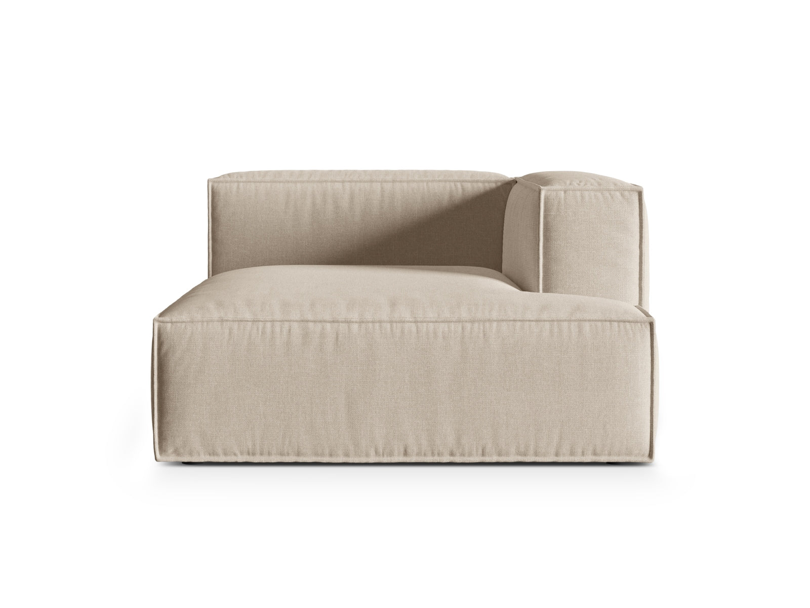 1-Sitzer Modul Chaise Longue Rechts Nuria in Beige-Liberty präsentiert im Onlineshop von KAQTU Design AG. Modulares Sofa ist von Micadoni