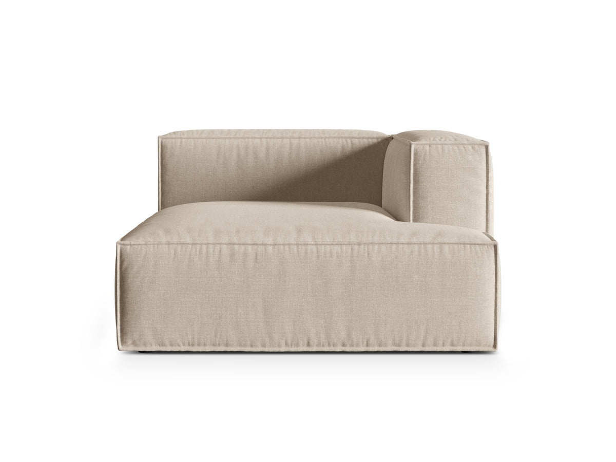 1-Sitzer Modul Chaise Longue Rechts Nuria in Beige-Liberty präsentiert im Onlineshop von KAQTU Design AG. Modulares Sofa ist von Micadoni