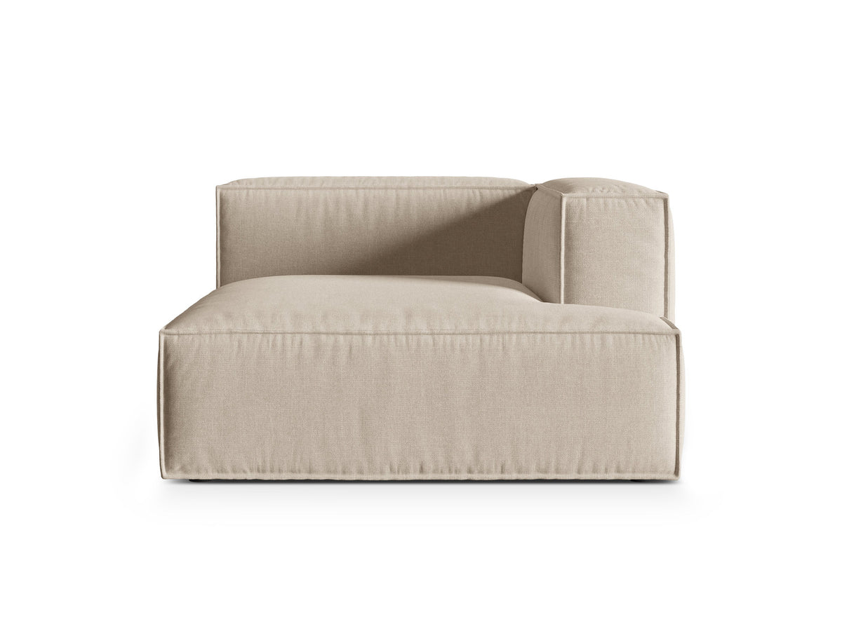 1-Sitzer Modul Chaise Longue Rechts Nuria in Beige-Liberty präsentiert im Onlineshop von KAQTU Design AG. Modulares Sofa ist von Micadoni