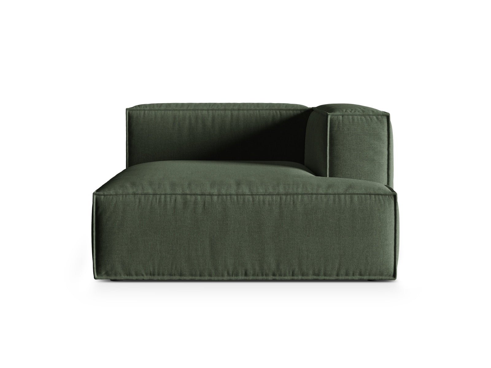 1-Sitzer Modul Chaise Longue Rechts Nuria in Moss Green-Liberty präsentiert im Onlineshop von KAQTU Design AG. Modulares Sofa ist von Micadoni
