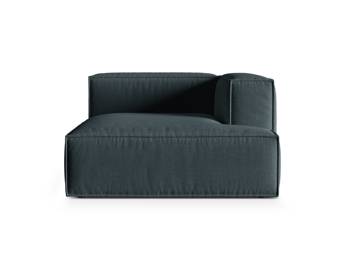 1-Sitzer Modul Chaise Longue Rechts Nuria in Deep Petrol-Liberty präsentiert im Onlineshop von KAQTU Design AG. Modulares Sofa ist von Micadoni