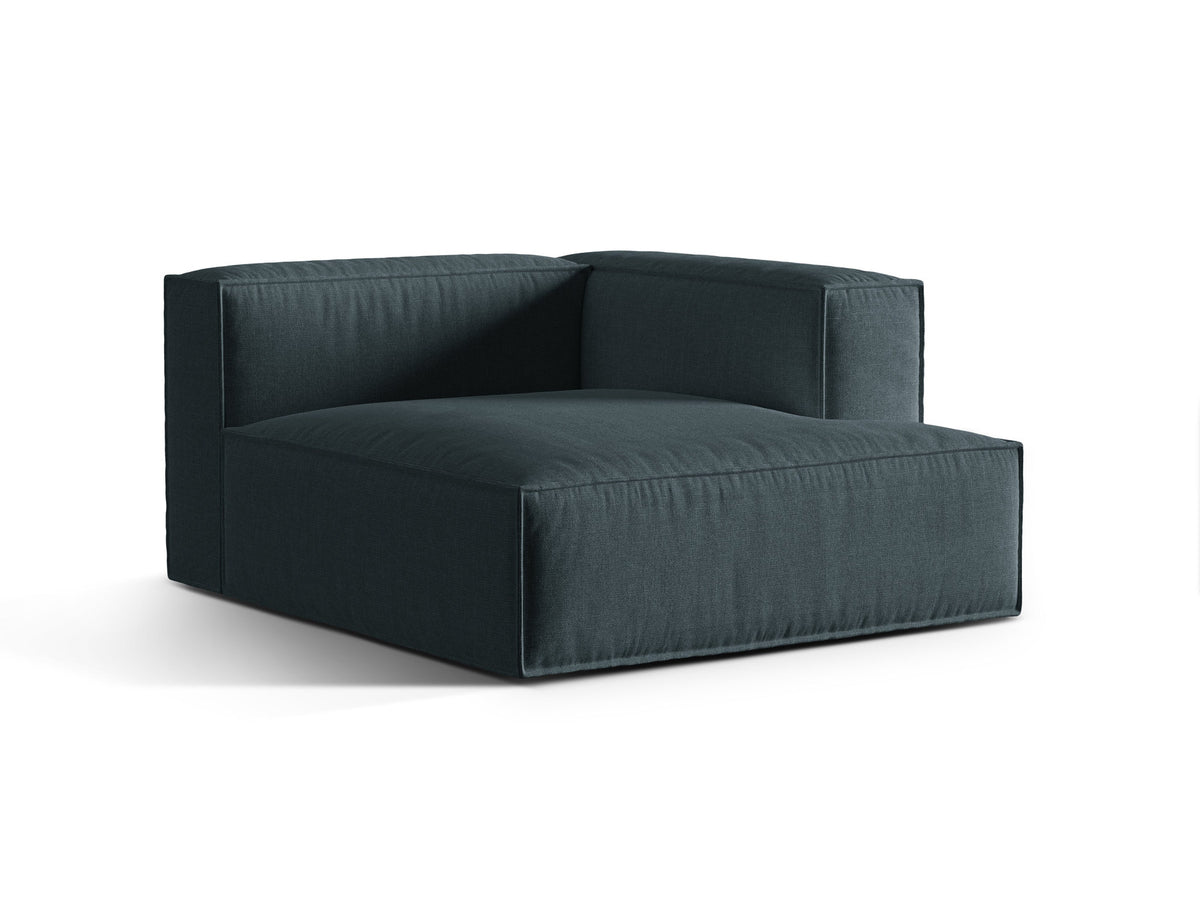 1-Sitzer Modul Chaise Longue Rechts Nuria in Deep Petrol-Liberty präsentiert im Onlineshop von KAQTU Design AG. Modulares Sofa ist von Micadoni