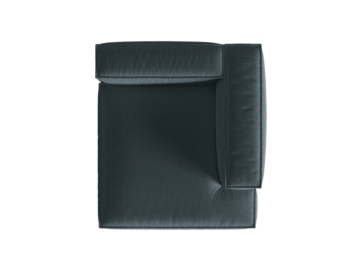 1-Sitzer Modul Chaise Longue Rechts Nuria in Deep Petrol-Liberty präsentiert im Onlineshop von KAQTU Design AG. Modulares Sofa ist von Micadoni
