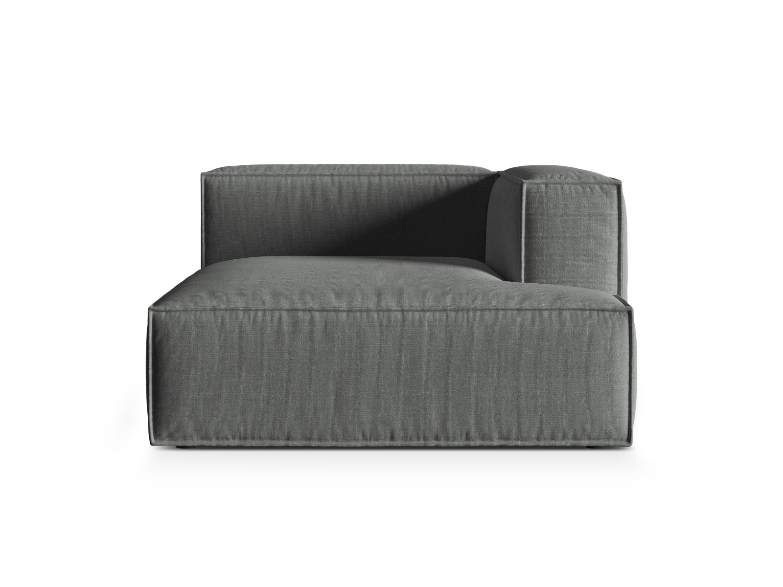 1-Sitzer Modul Chaise Longue Rechts Nuria in Grey-Liberty präsentiert im Onlineshop von KAQTU Design AG. Modulares Sofa ist von Micadoni