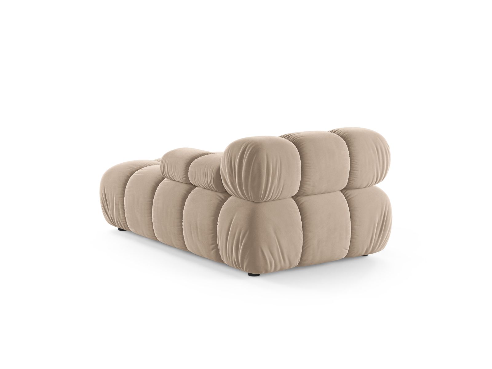 1-Sitzer Chaise Longue rechts Bellis in Beige-Venus präsentiert im Onlineshop von KAQTU Design AG. Modulares Sofa ist von Micadoni