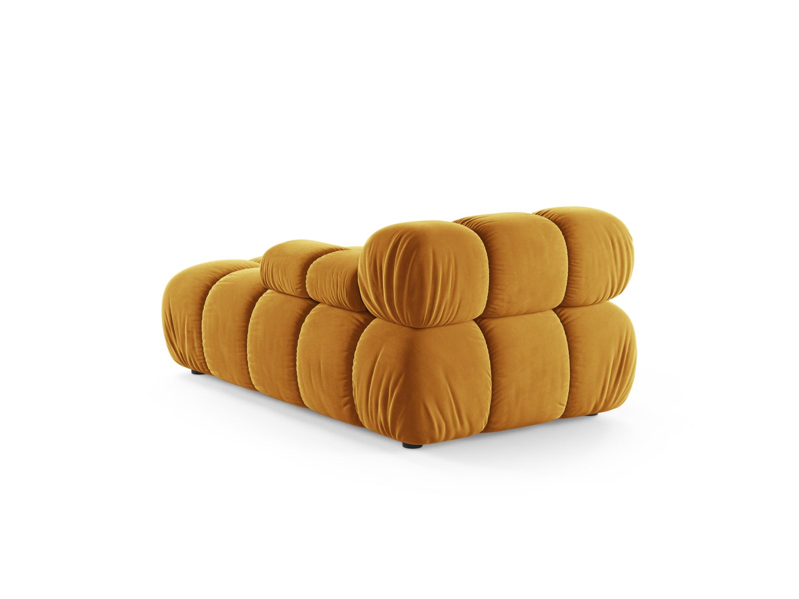 1-Sitzer Chaise Longue rechts Bellis in Yellow-Venus präsentiert im Onlineshop von KAQTU Design AG. Modulares Sofa ist von Micadoni