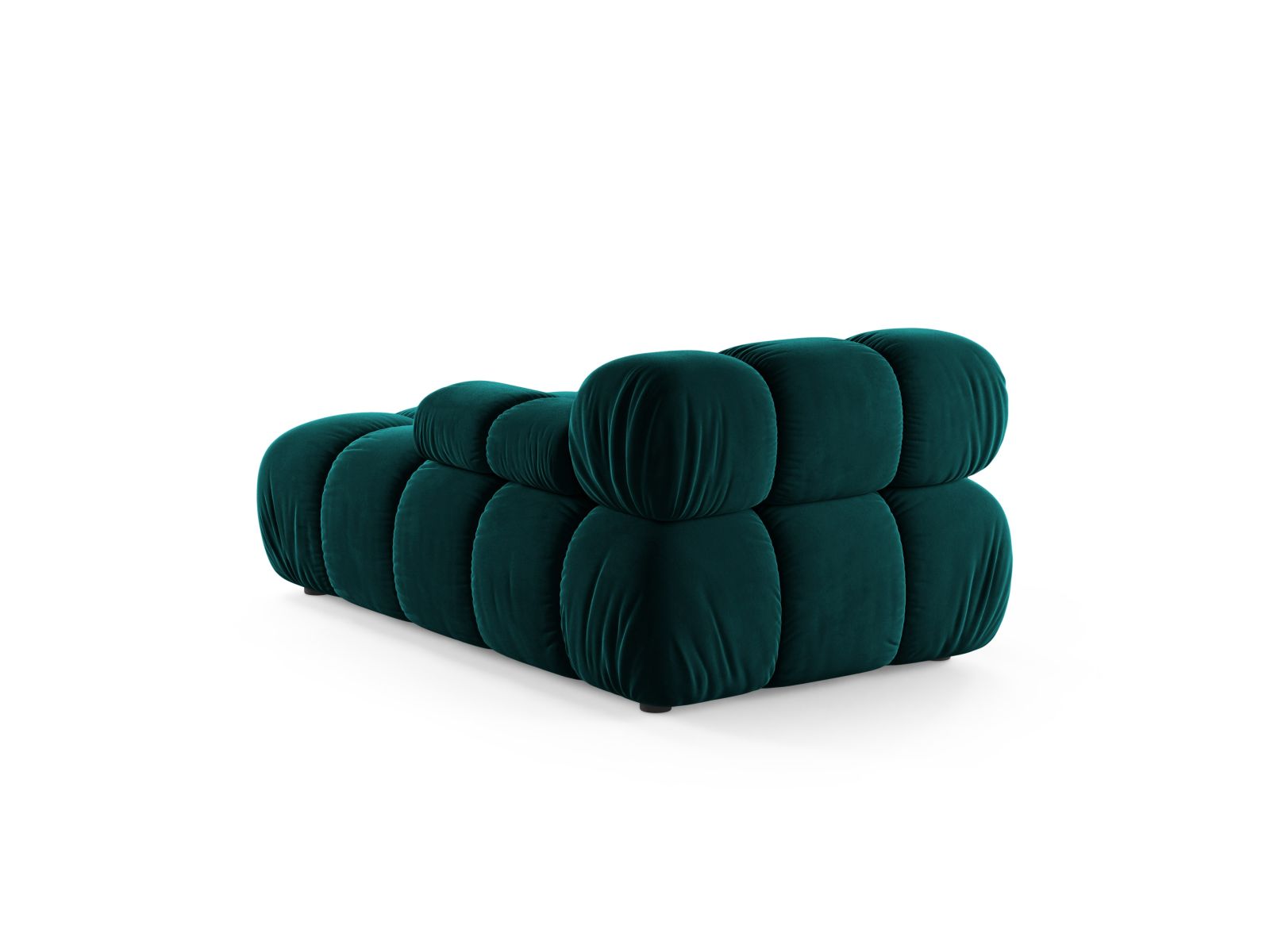 1-Sitzer Chaise Longue rechts Bellis in Deep Petrol-Venus präsentiert im Onlineshop von KAQTU Design AG. Modulares Sofa ist von Micadoni