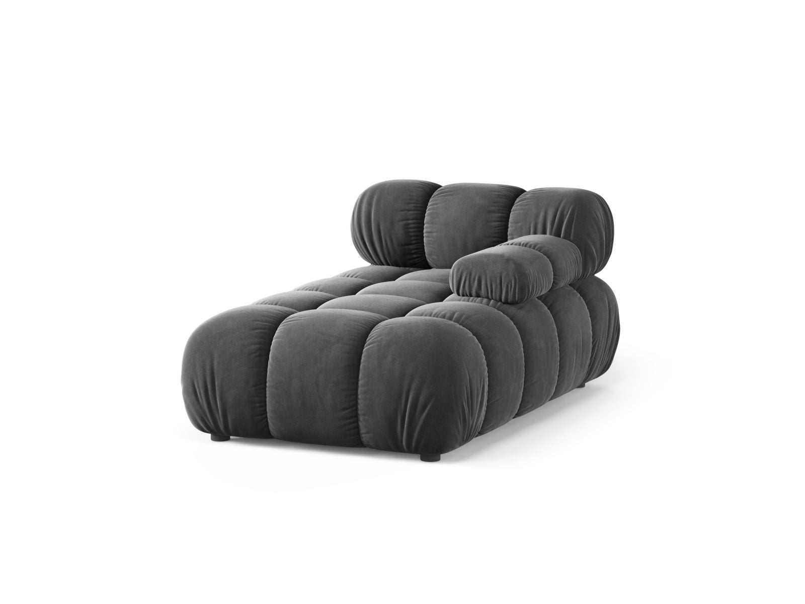 1-Sitzer Chaise Longue rechts Bellis in Grey-Venus präsentiert im Onlineshop von KAQTU Design AG. Modulares Sofa ist von Micadoni