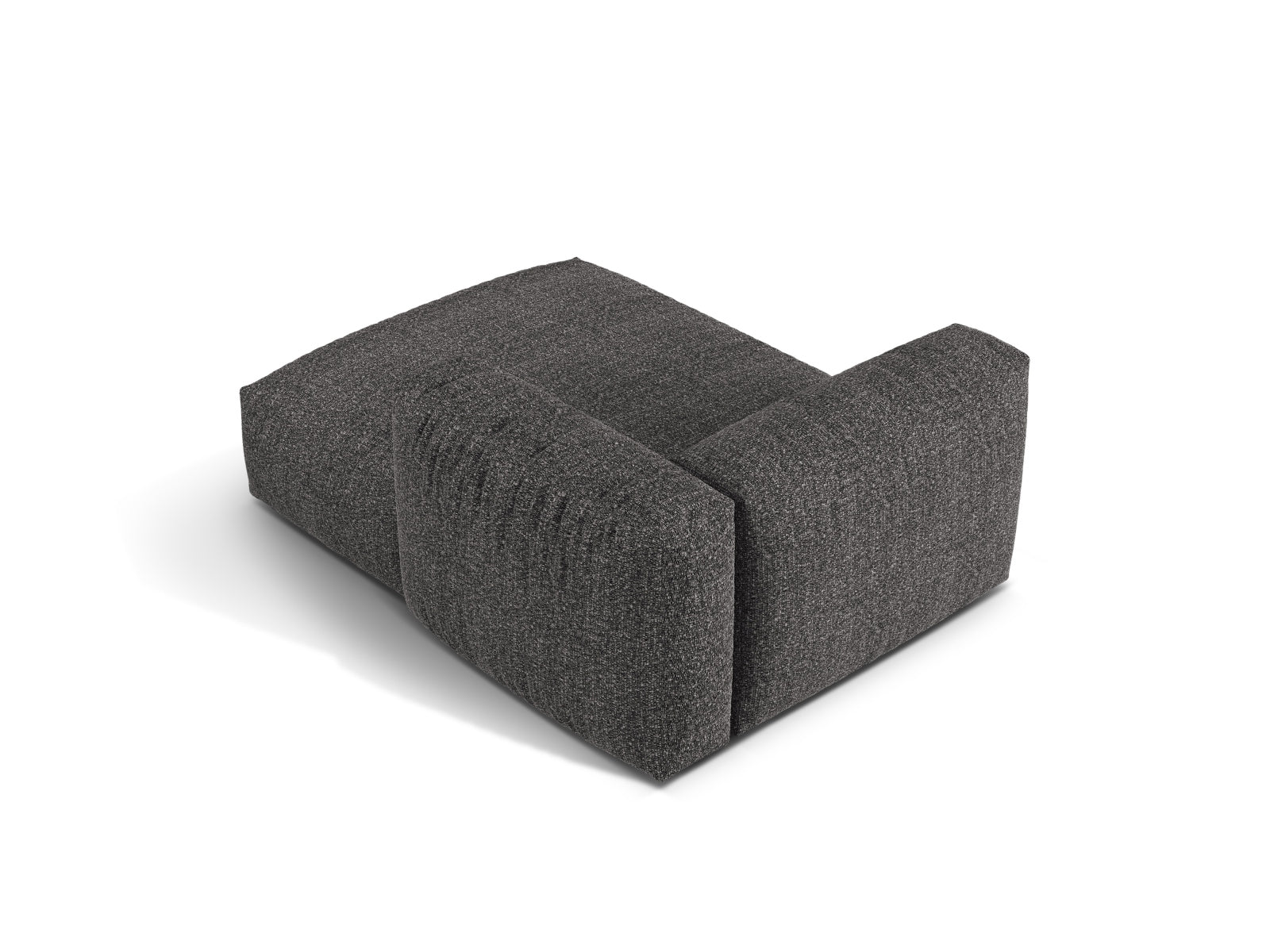 Elegante rechte Chaise Longue Martina in zeitgemäßem Anthrazit, ideal für stilvolle Wohnräume und entspannende Momente.