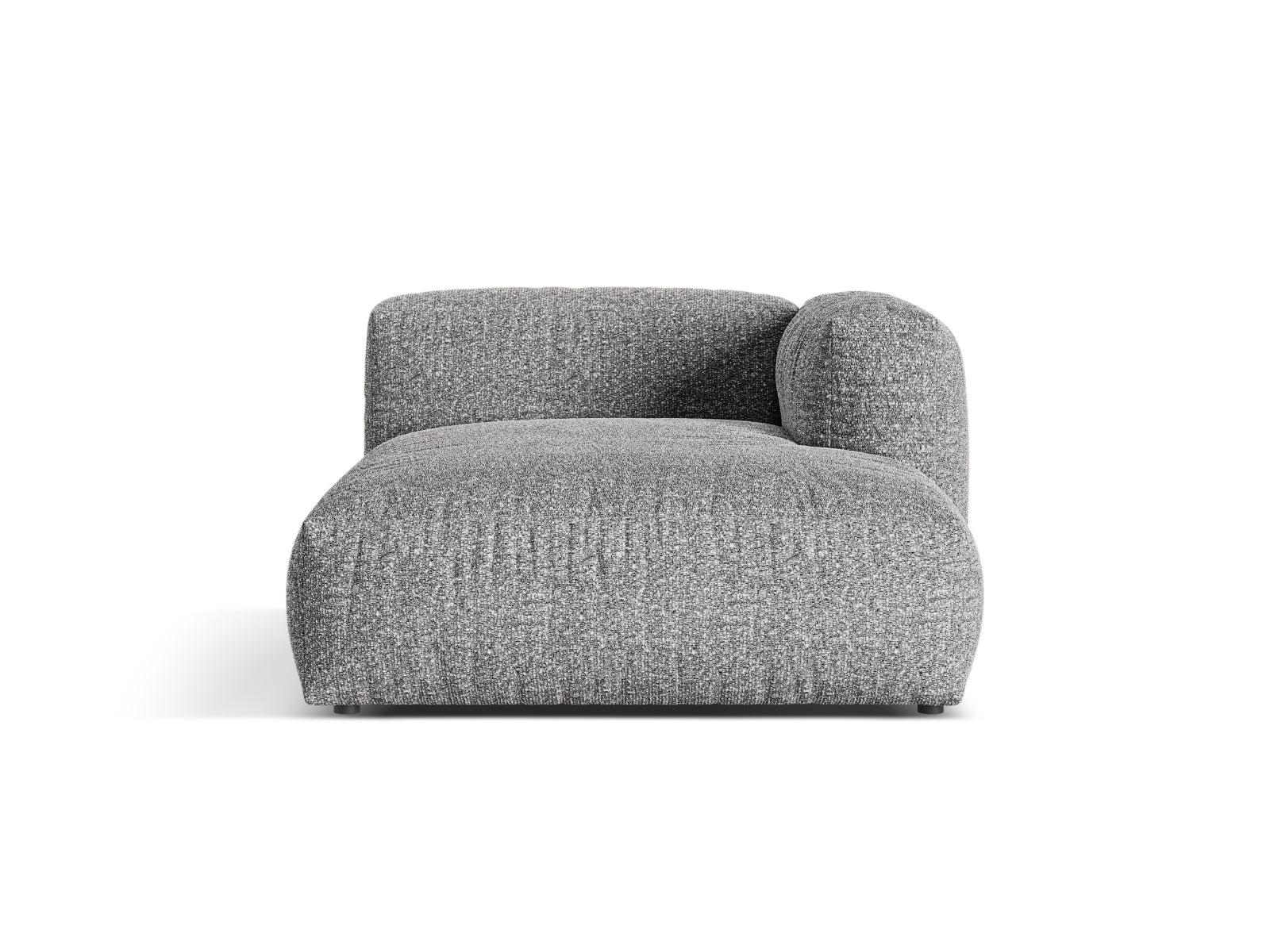 1-Sitzer Chaise Longue Rechts Martina in Graphite-Monet präsentiert im Onlineshop von KAQTU Design AG. Modulares Sofa ist von Micadoni