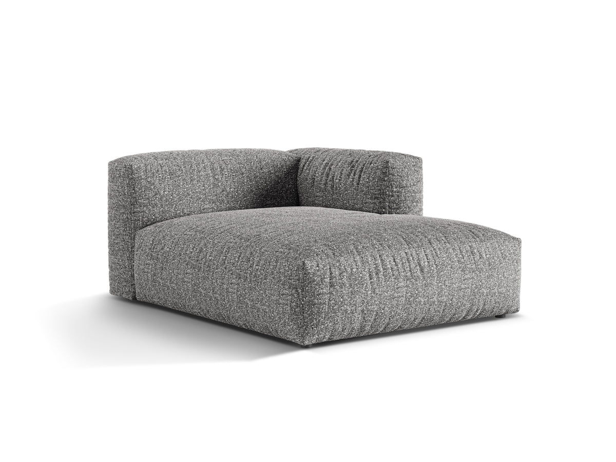 1-Sitzer Chaise Longue Rechts Martina in Graphite-Monet präsentiert im Onlineshop von KAQTU Design AG. Modulares Sofa ist von Micadoni