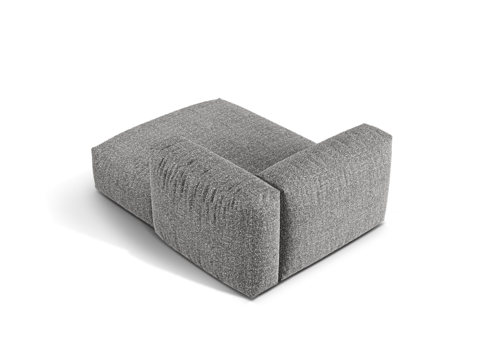Elegante 1-Sitzer Chaise Longue Rechts Martina in Graphit, ideal für stilvolle Wohnräume und entspannte Momente. Teil der Modulares Sofa-Serie von Micadoni.
