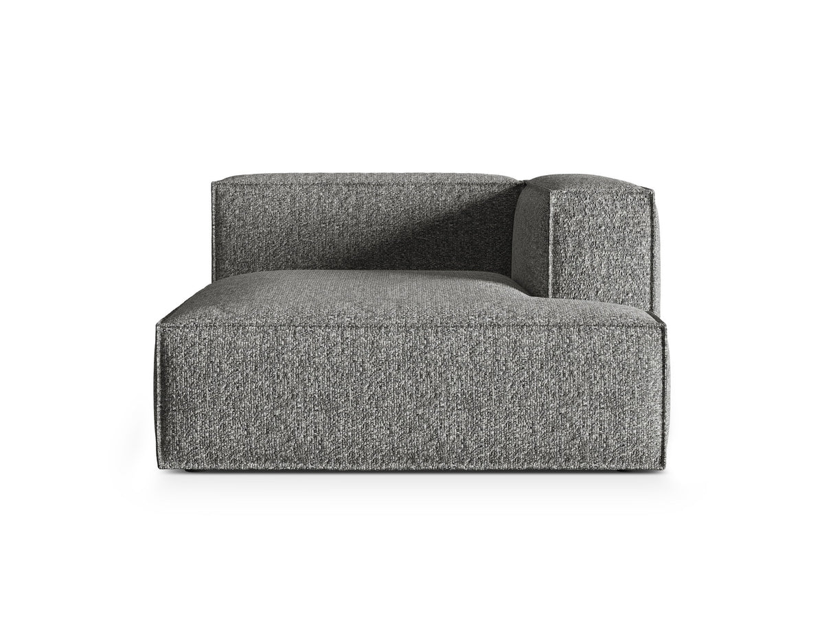 Nuria Boucle Chaise Longue rechts 1 Sitzer in Graphite-Monet präsentiert im Onlineshop von KAQTU Design AG. Modulares Sofa ist von Micadoni