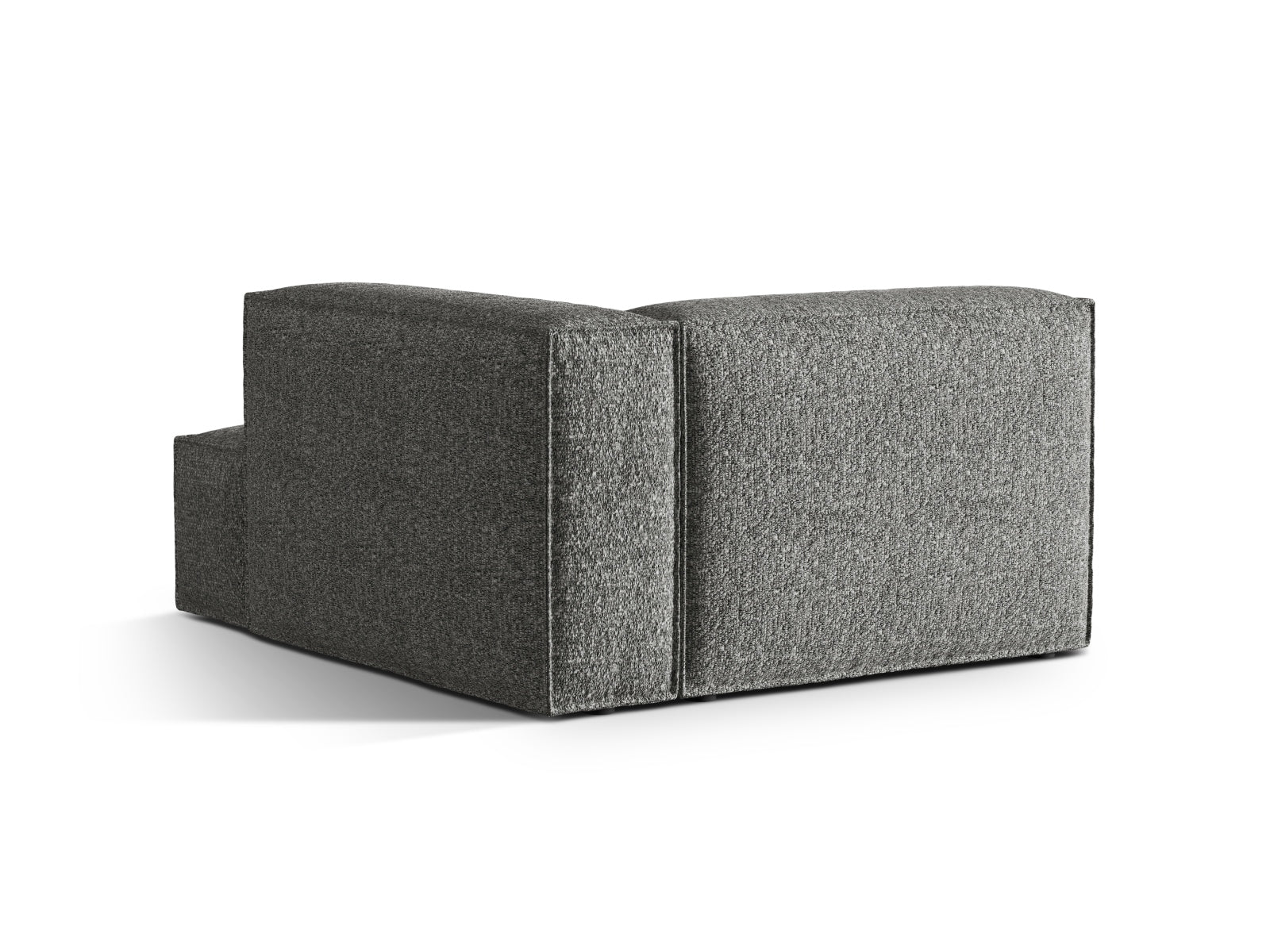 Erleben Sie die elegante Nuria Boucle Chaise Longue rechts von Micadoni – ein 1-Sitzer, der modernes Design und höchsten Komfort perfekt kombiniert.