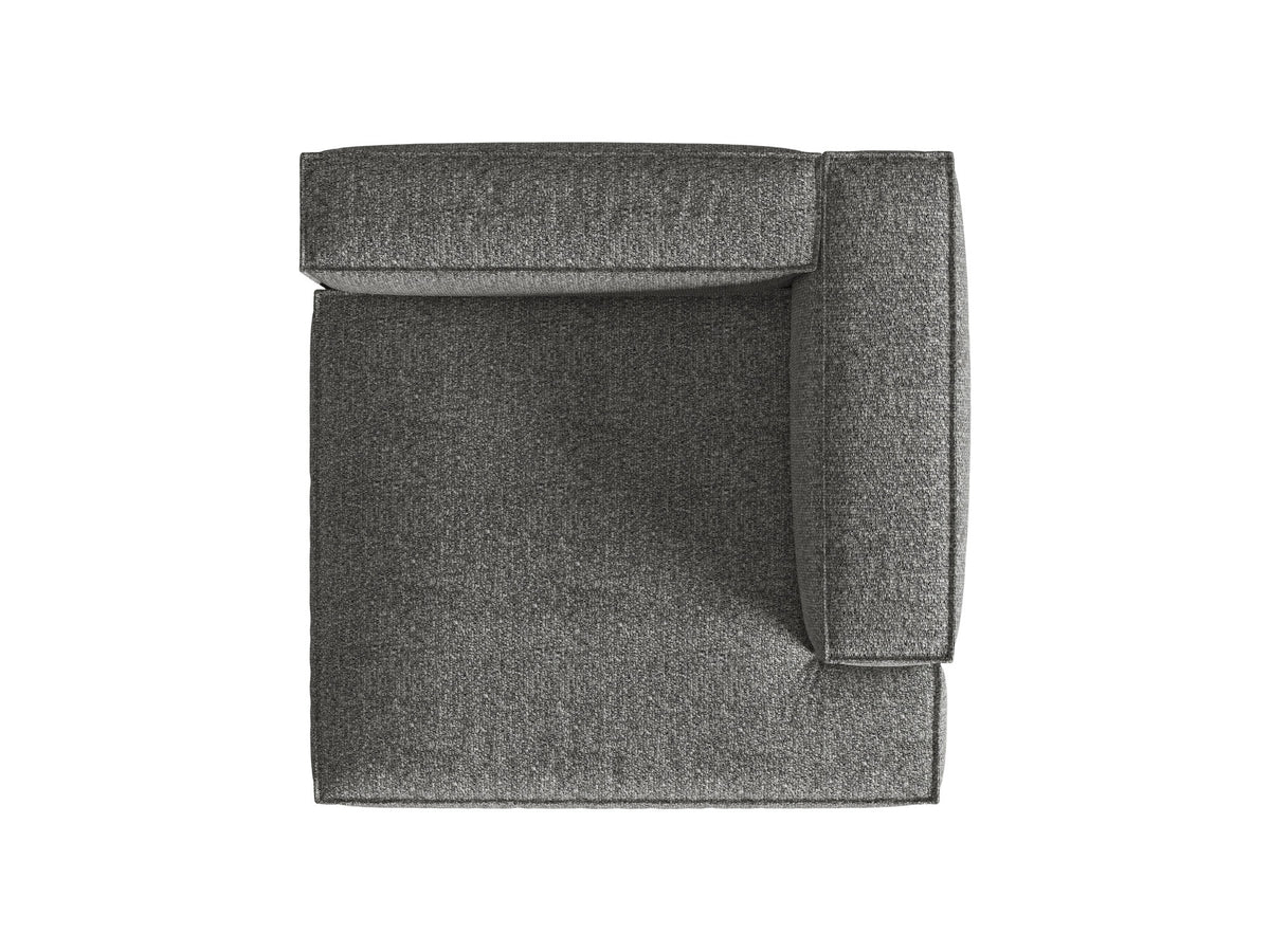 Nuria Boucle Chaise Longue rechts 1 Sitzer in Graphite-Monet präsentiert im Onlineshop von KAQTU Design AG. Modulares Sofa ist von Micadoni