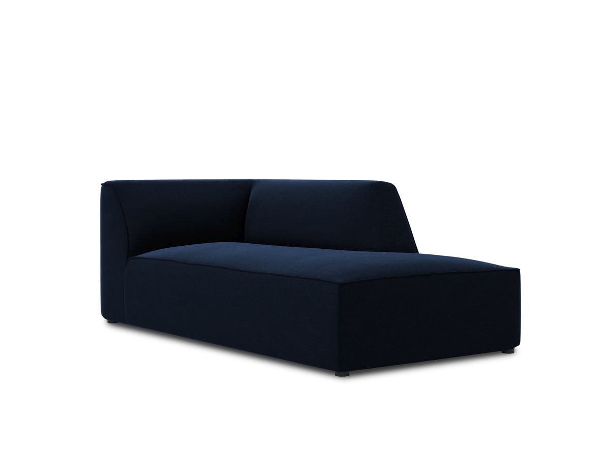 Ruby Velour Sofa Chaise Lounge rechts 1 Sitz in Royal Blue-Salvador präsentiert im Onlineshop von KAQTU Design AG. L-Sofa rechts ist von Micadoni