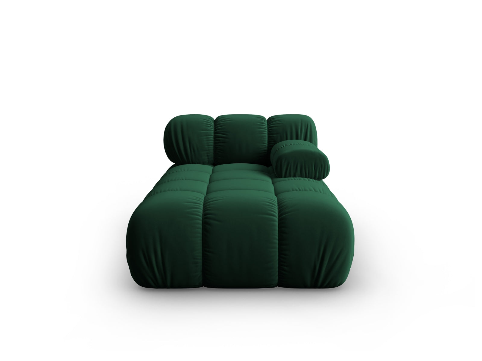 Bellis Velour Sofa Chaise Lounge rechts 1 Sitz 94cm in Bottle Green-Bluvel präsentiert im Onlineshop von KAQTU Design AG. L-Sofa rechts ist von Micadoni