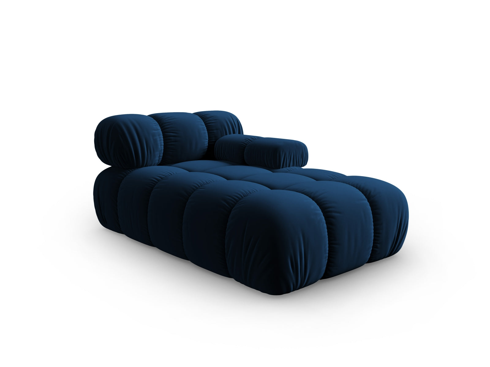 Entdecken Sie die stilvolle Bellis Velour Chaise Lounge rechts von Micadoni – ein elegantes Sofa mit 94 cm Breite, ideal für jeden Raum.