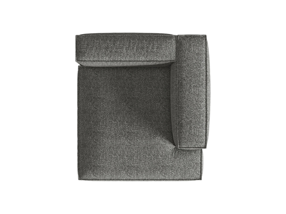 Nuria Boucle Chaise Longue rechts 1 Sitzer in Graphite-Monet präsentiert im Onlineshop von KAQTU Design AG. Modulares Sofa ist von Micadoni