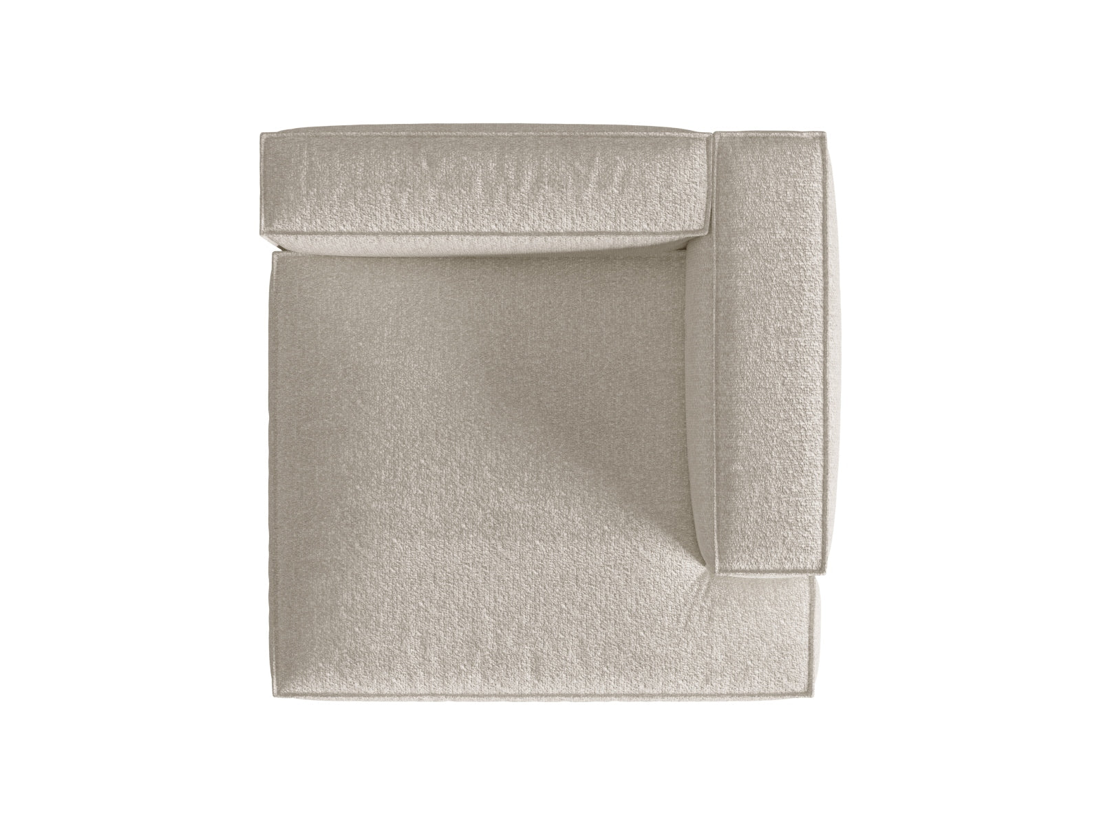 Entdecken Sie die stilvolle Nuria Boucle Chaise Longue rechts von Micadoni – ein komfortabler 1-Sitzer, der modernes Design und Gemütlichkeit vereint.