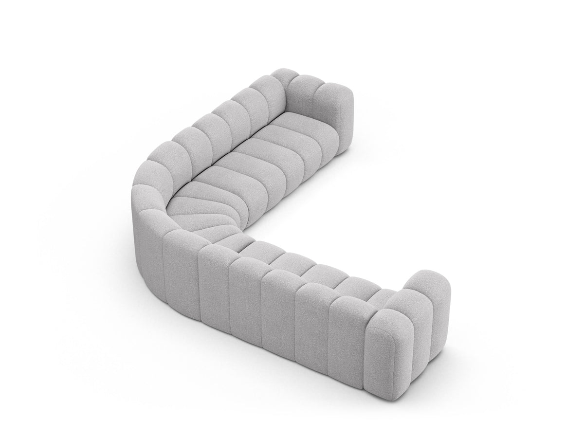 Lupine Modulares Symmetrical Ecksofa 6 Sitzer in Light Grey-Baloo präsentiert im Onlineshop von KAQTU Design AG. Ecksofa ist von Micadoni