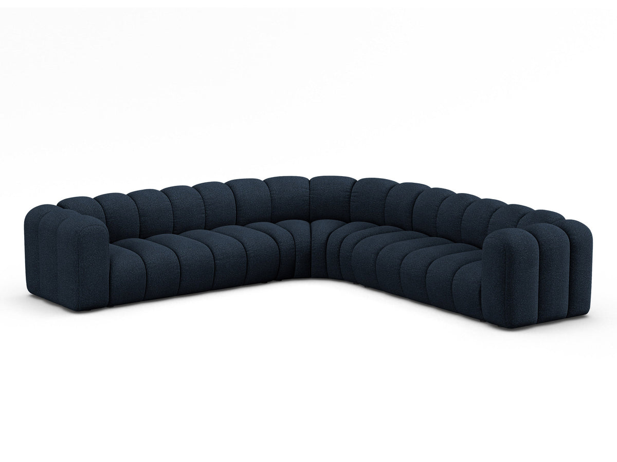 Lupine Modulares Symmetrical Ecksofa 6 Sitzer in Dark Blue-Baloo präsentiert im Onlineshop von KAQTU Design AG. Ecksofa ist von Micadoni