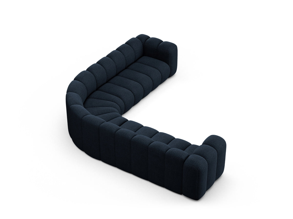 Lupine Modulares Symmetrical Ecksofa 6 Sitzer in Dark Blue-Baloo präsentiert im Onlineshop von KAQTU Design AG. Ecksofa ist von Micadoni