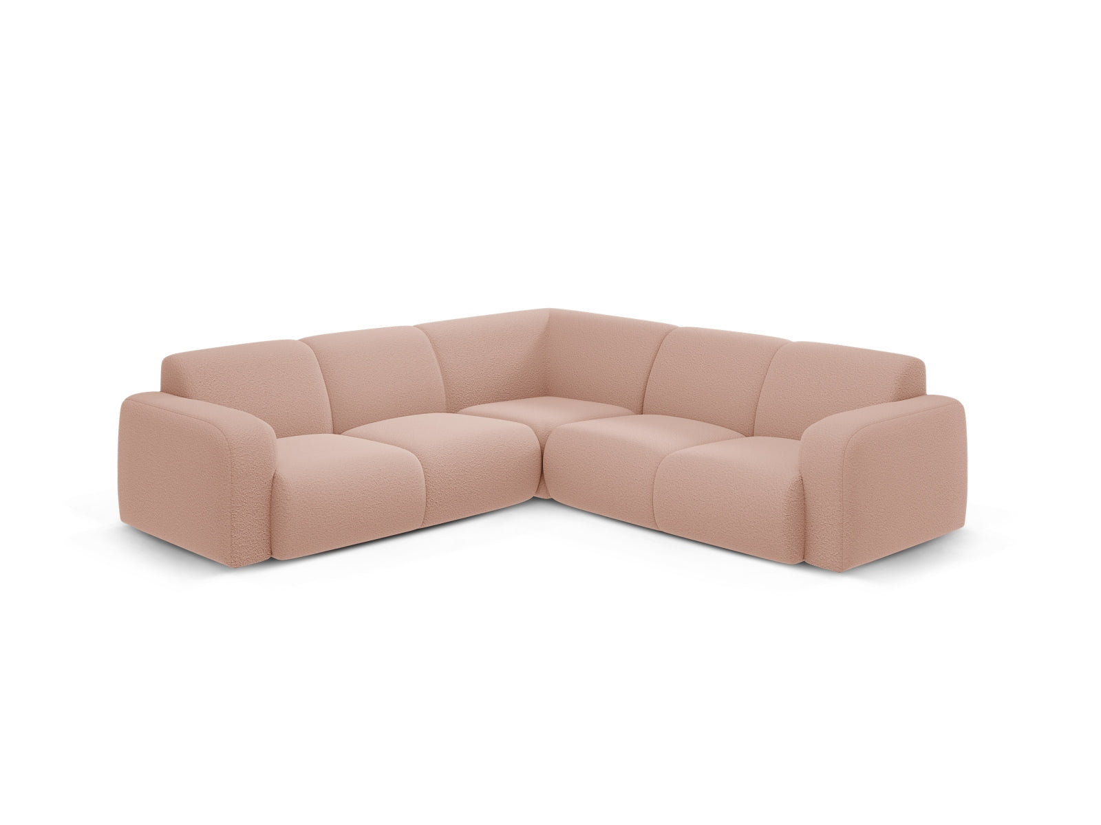 Molino Symmetrical Ecksofa 5 Sitzer in Powder Pink-Baloo präsentiert im Onlineshop von KAQTU Design AG. Ecksofa ist von Micadoni