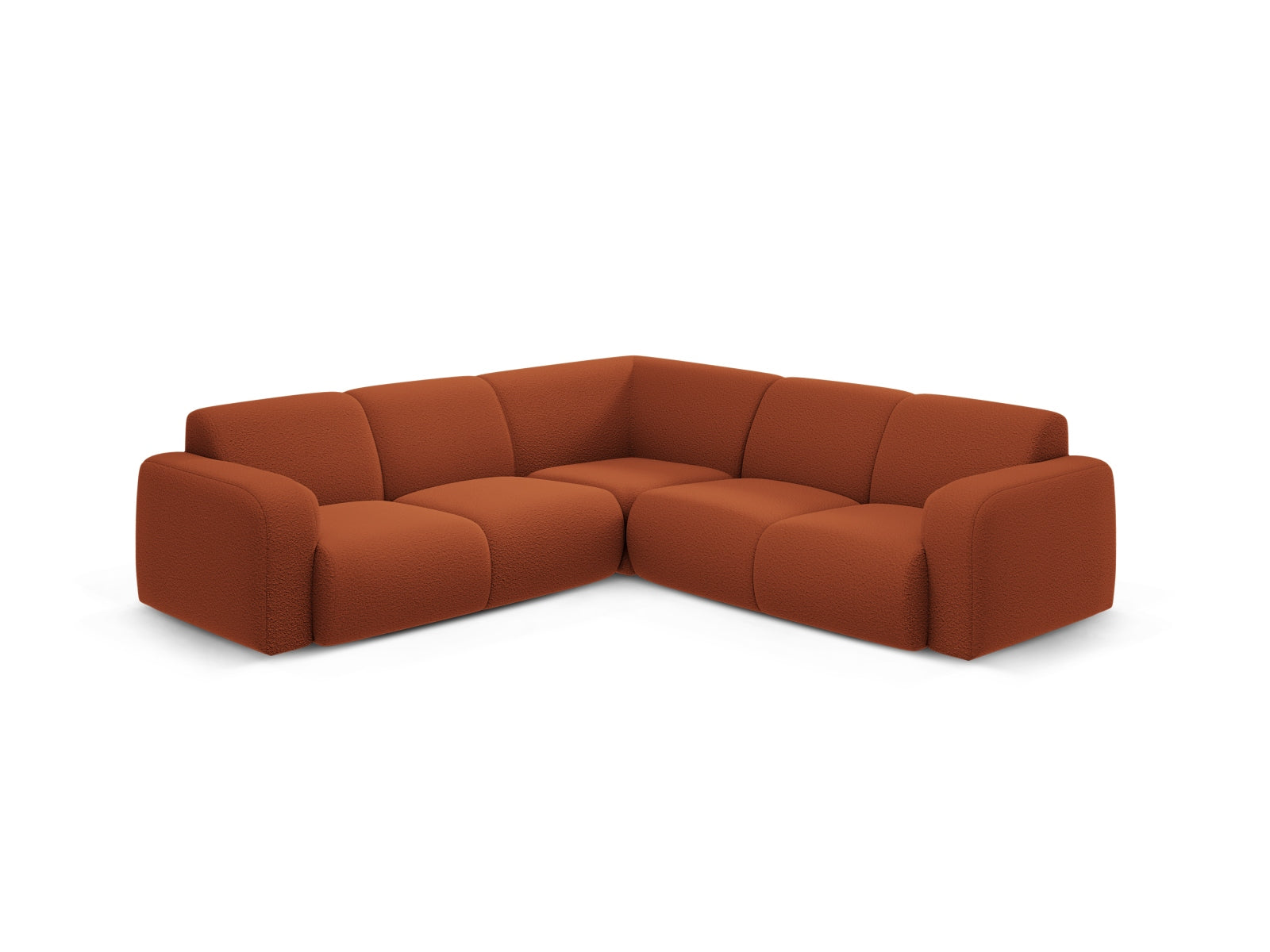 Molino Symmetrical Ecksofa 5 Sitzer in Terracotta-Baloo präsentiert im Onlineshop von KAQTU Design AG. Ecksofa ist von Micadoni