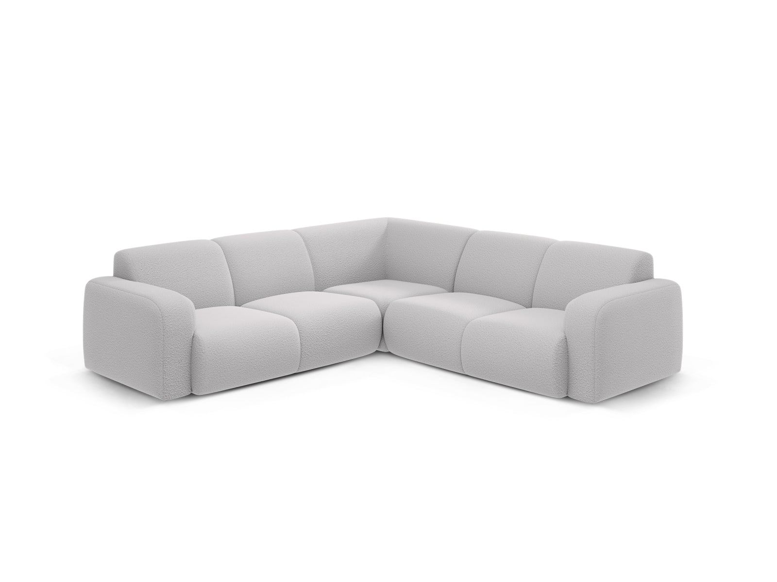 Molino Symmetrical Ecksofa 5 Sitzer in Light Grey-Baloo präsentiert im Onlineshop von KAQTU Design AG. Ecksofa ist von Micadoni