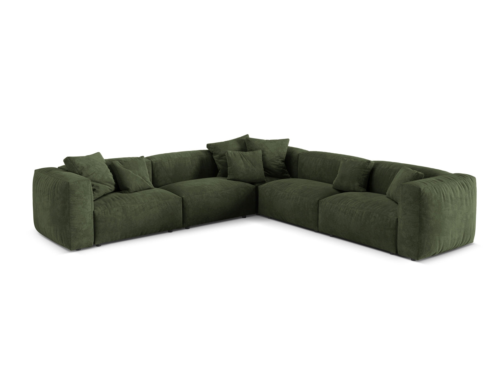 5-Sitzer Modular Ecksofa Symmetric XL Martina in Green-Vogue präsentiert im Onlineshop von KAQTU Design AG. Ecksofa ist von Micadoni