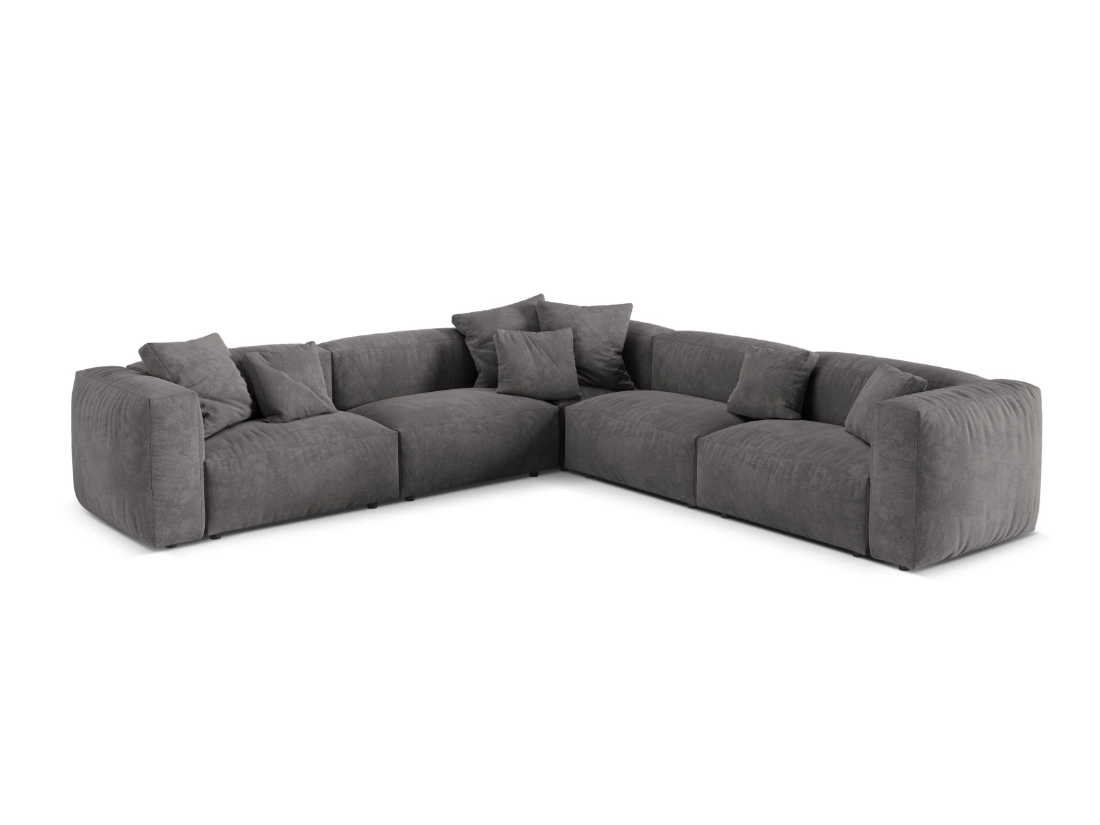 5-Sitzer Modular Ecksofa Symmetric XL Martina in Grey-Vogue präsentiert im Onlineshop von KAQTU Design AG. Ecksofa ist von Micadoni