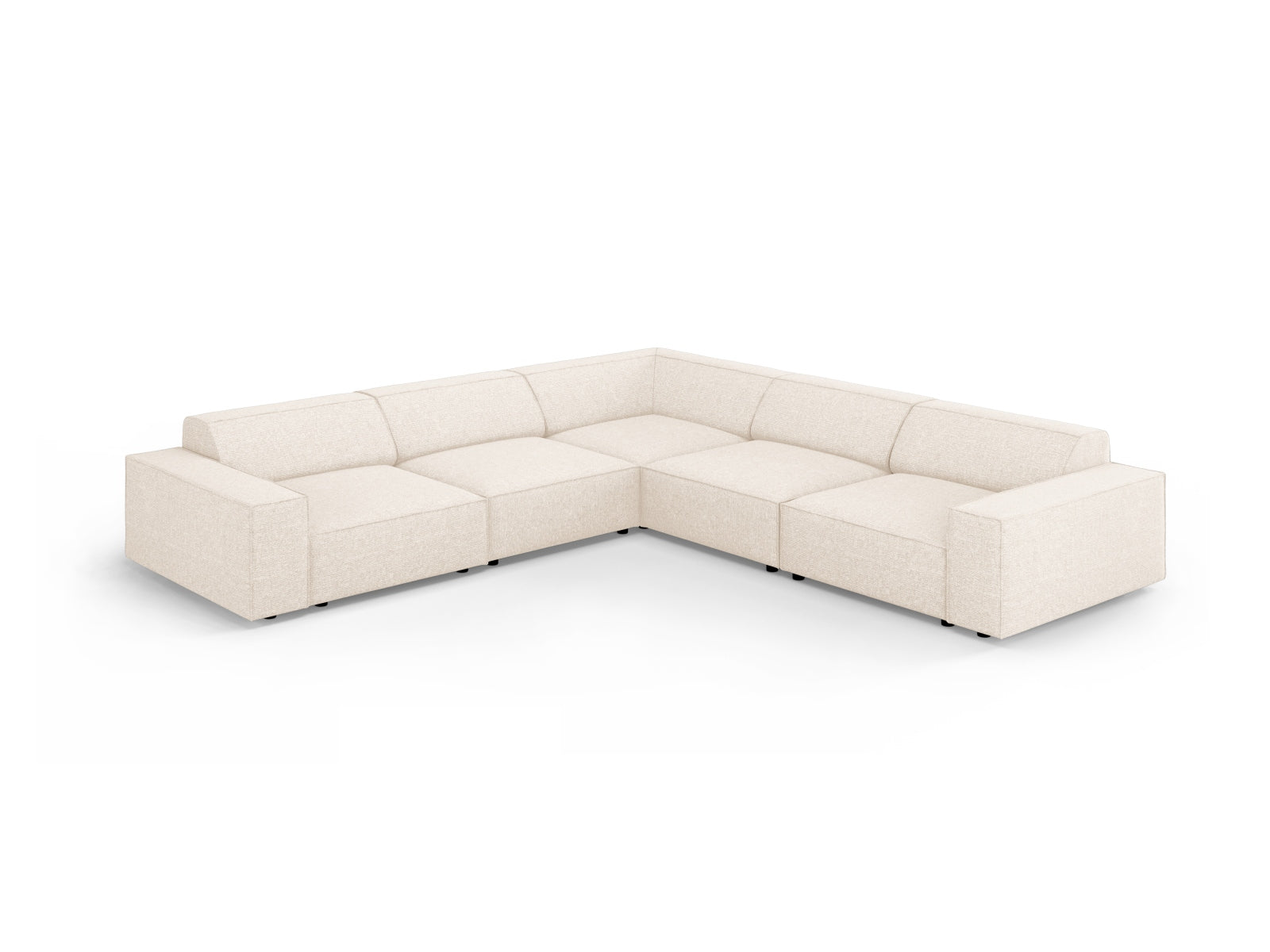Entdecken Sie das Jodie Ecksofa von Micadoni – ein stilvolles 6-Sitzer Sofa, das Komfort und Flexibilität für Ihr Zuhause vereint.