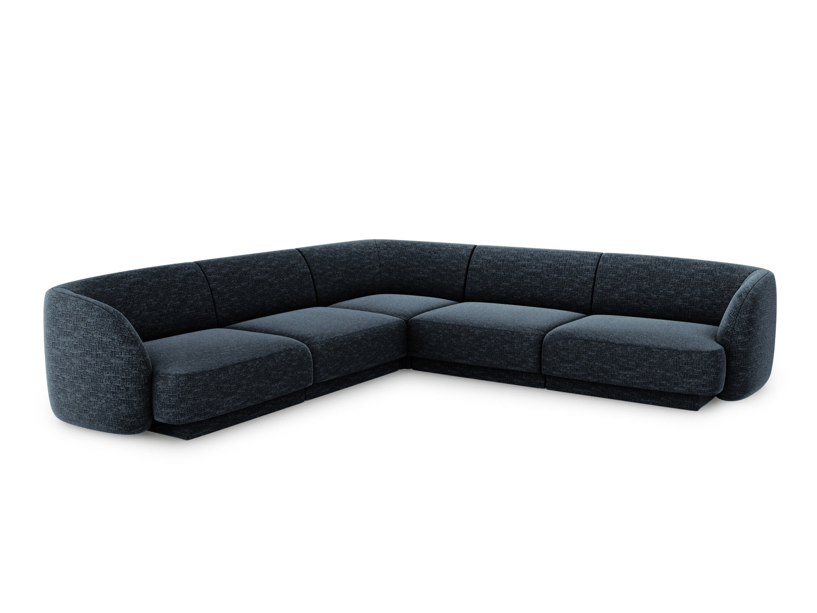 Miley Symmetrical Ecksofa 5 Sitzer in Royal Blue-Haga präsentiert im Onlineshop von KAQTU Design AG. Ecksofa ist von Micadoni