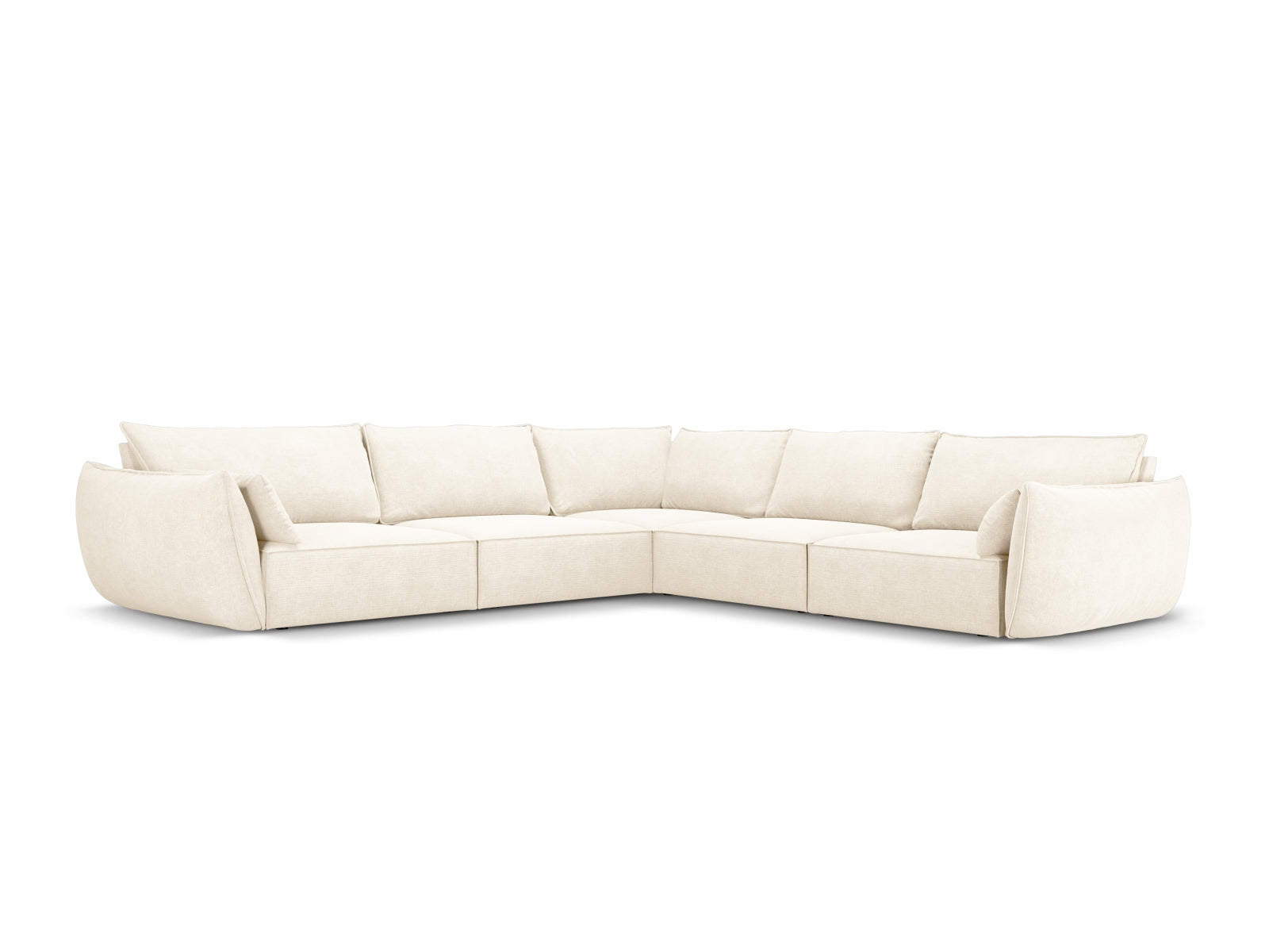 Kaelle Symmetrical Ecksofa 7 Sitzer in Light Beige präsentiert im Onlineshop von KAQTU Design AG. Ecksofa ist von Micadoni