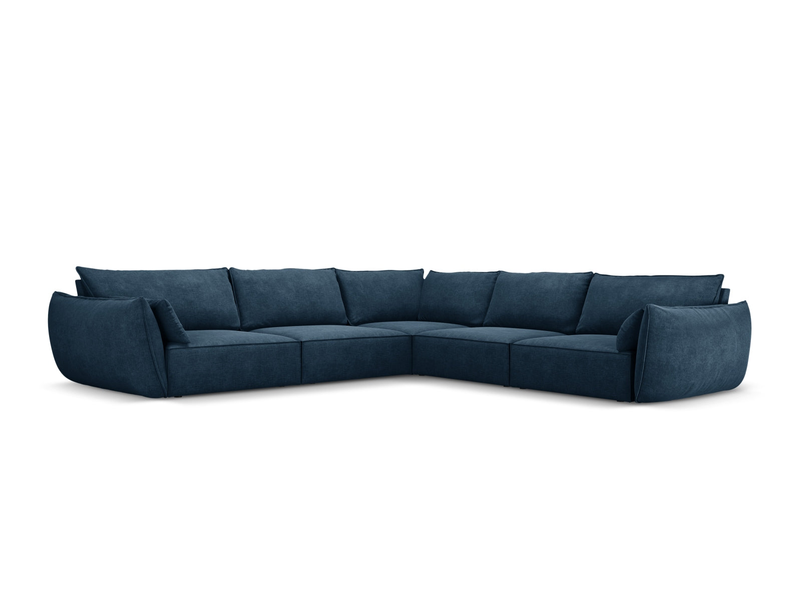 Kaelle Symmetrical Ecksofa 7 Sitzer in Royal Blue-Over The Horizon präsentiert im Onlineshop von KAQTU Design AG. Ecksofa ist von Micadoni