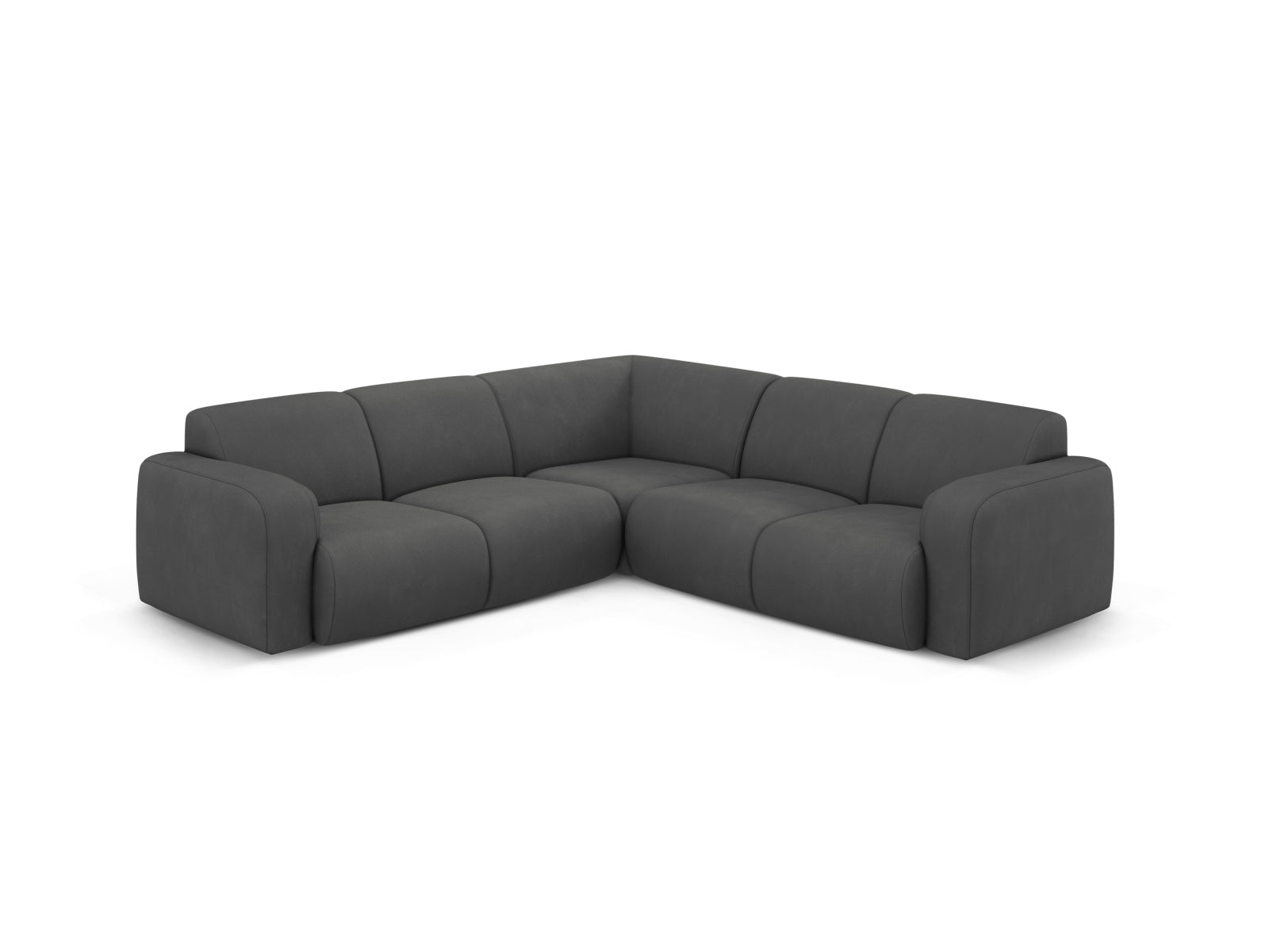 Molino Symmetrical Ecksofa 5 Sitzer in Dark Grey präsentiert im Onlineshop von KAQTU Design AG. Ecksofa ist von Micadoni
