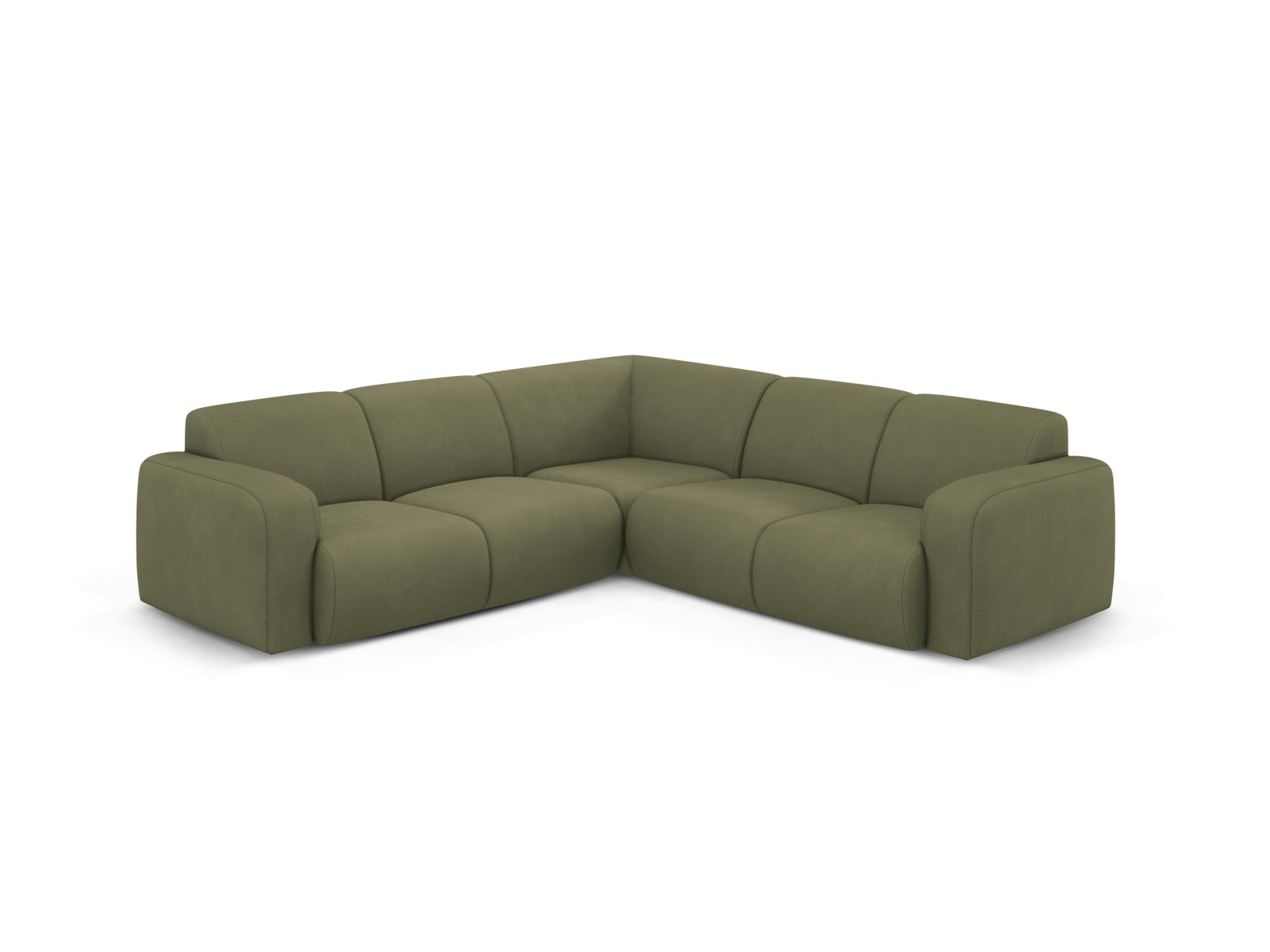 Molino Symmetrical Ecksofa 5 Sitzer in Light Green-Rebel präsentiert im Onlineshop von KAQTU Design AG. Ecksofa ist von Micadoni