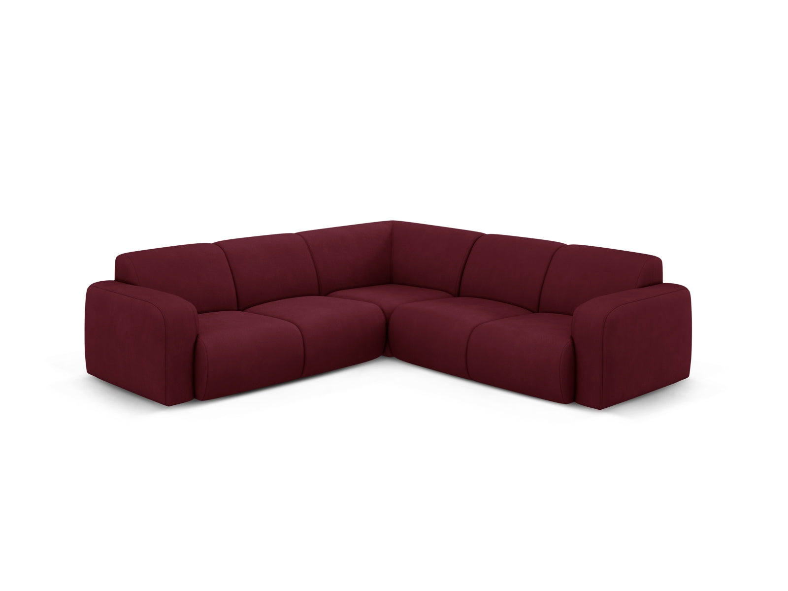 Molino Symmetrical Ecksofa 5 Sitzer in Bordeaux-Rebel präsentiert im Onlineshop von KAQTU Design AG. Ecksofa ist von Micadoni
