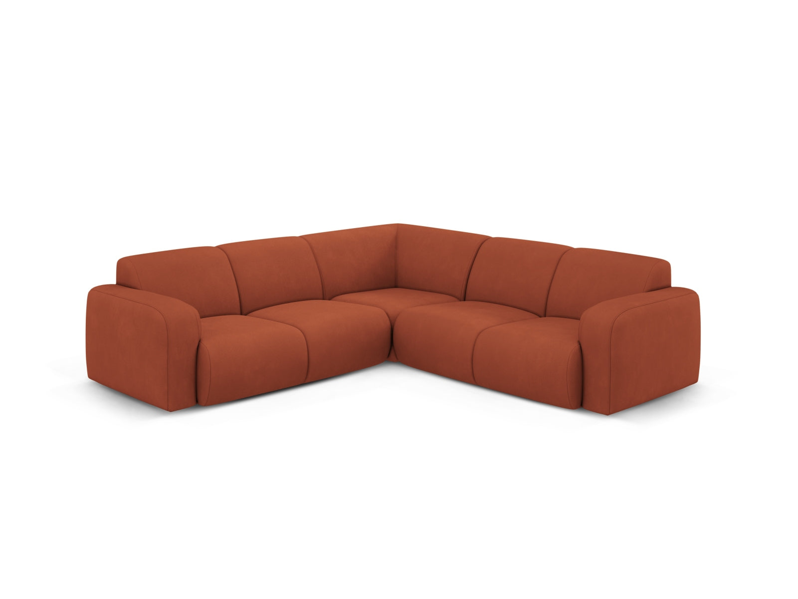 Molino Symmetrical Ecksofa 5 Sitzer in Orange-Rebel präsentiert im Onlineshop von KAQTU Design AG. Ecksofa ist von Micadoni