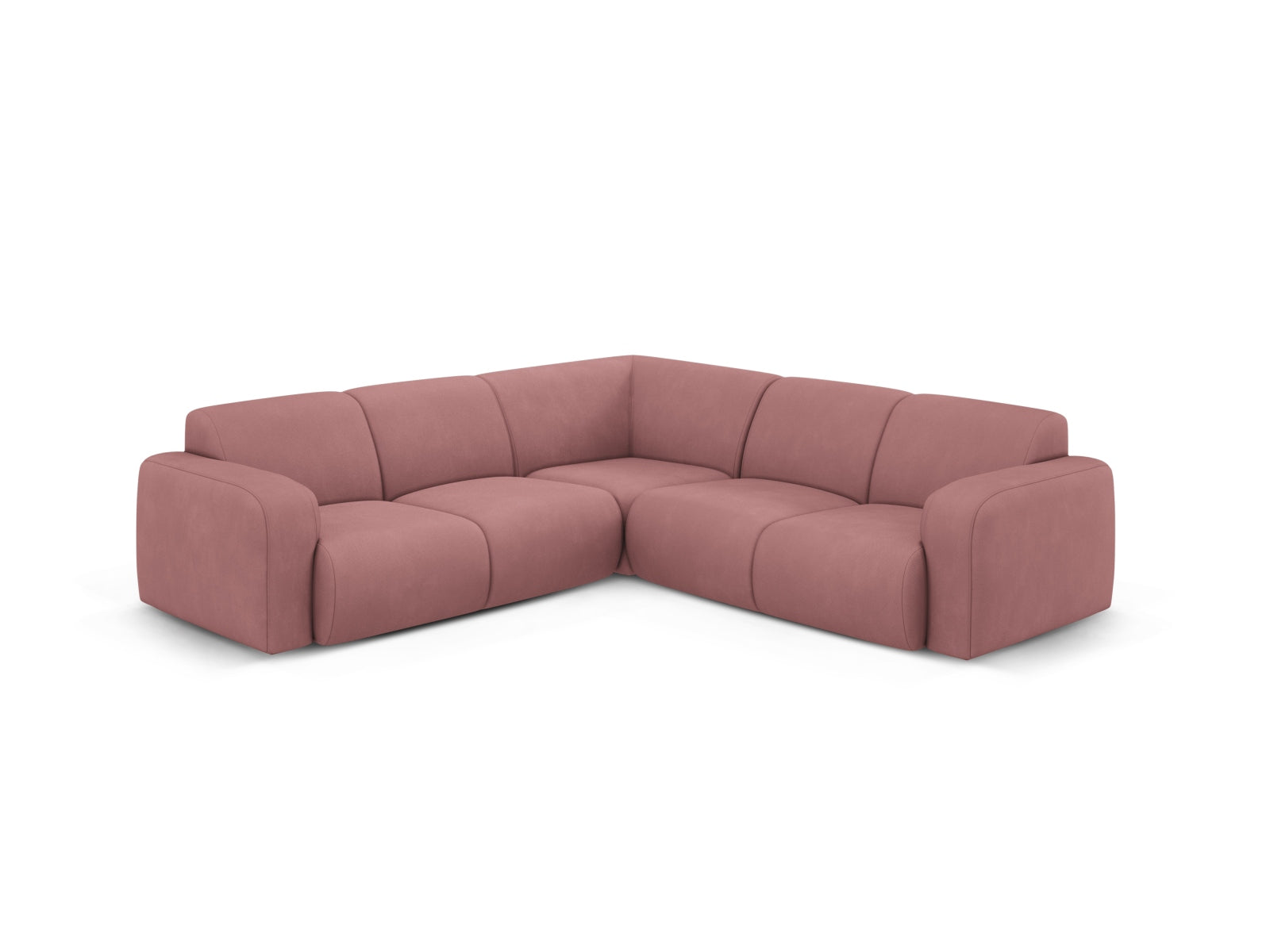 Molino Symmetrical Ecksofa 5 Sitzer in Pink präsentiert im Onlineshop von KAQTU Design AG. Ecksofa ist von Micadoni