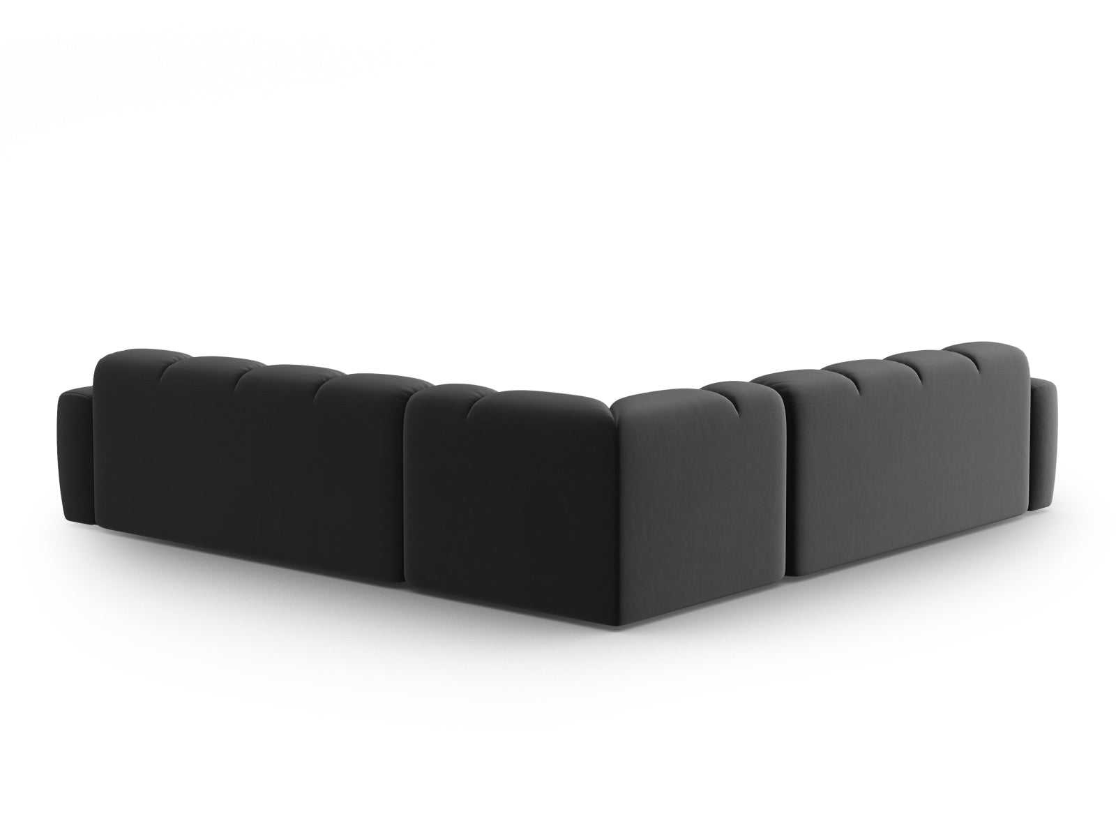 Erleben Sie das Lisa Velour Symmetrical Ecksofa 5 Sitzer von Micadoni – stilvolles Design, optimaler Sitzkomfort und vielseitige Anpassungsmöglichkeiten für Ihr Wohnzimmer.