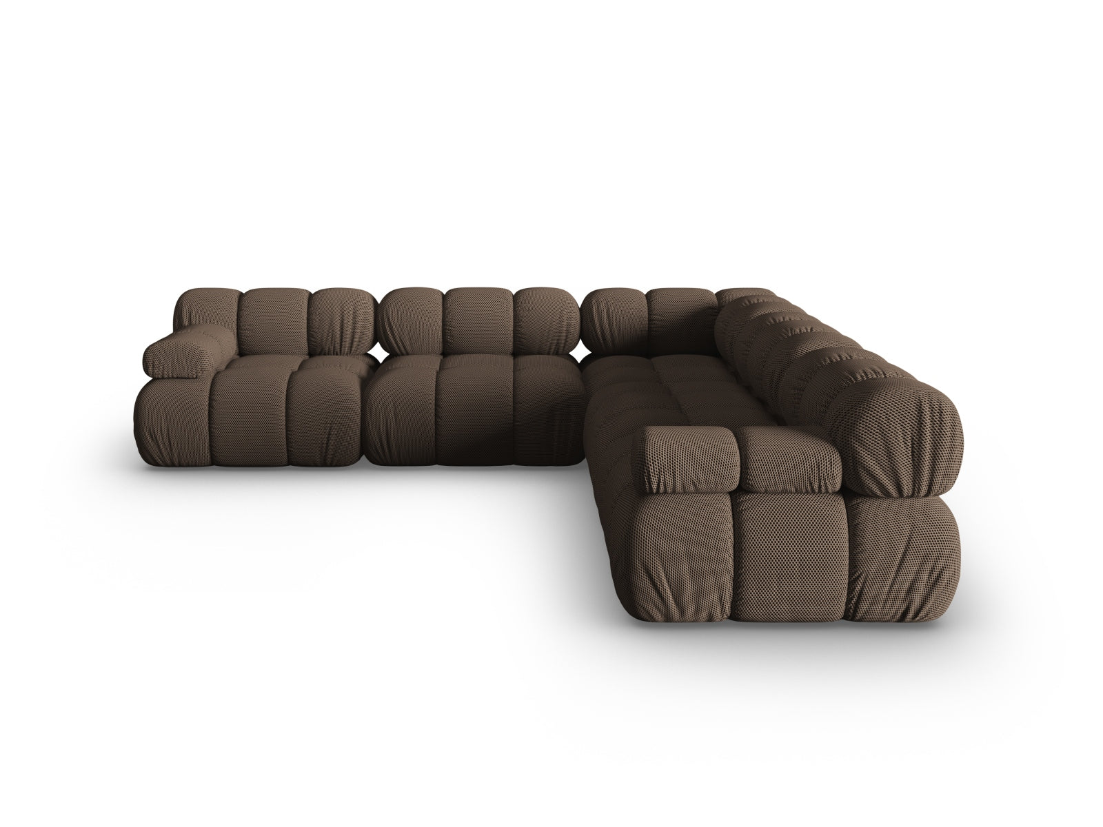 Bellis Symmetrical Ecksofa 5 Sitzer 282cm in Brown präsentiert im Onlineshop von KAQTU Design AG. Ecksofa ist von Micadoni