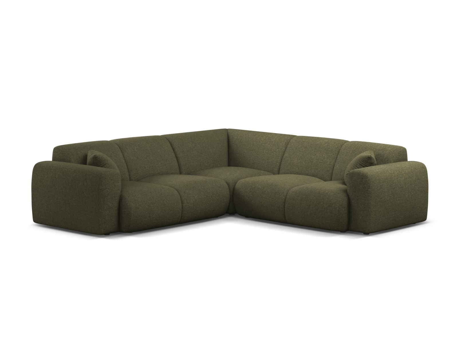 5-Sitzer Ecksofa Symmetric Molino in Green-Eden präsentiert im Onlineshop von KAQTU Design AG. Ecksofa ist von Micadoni
