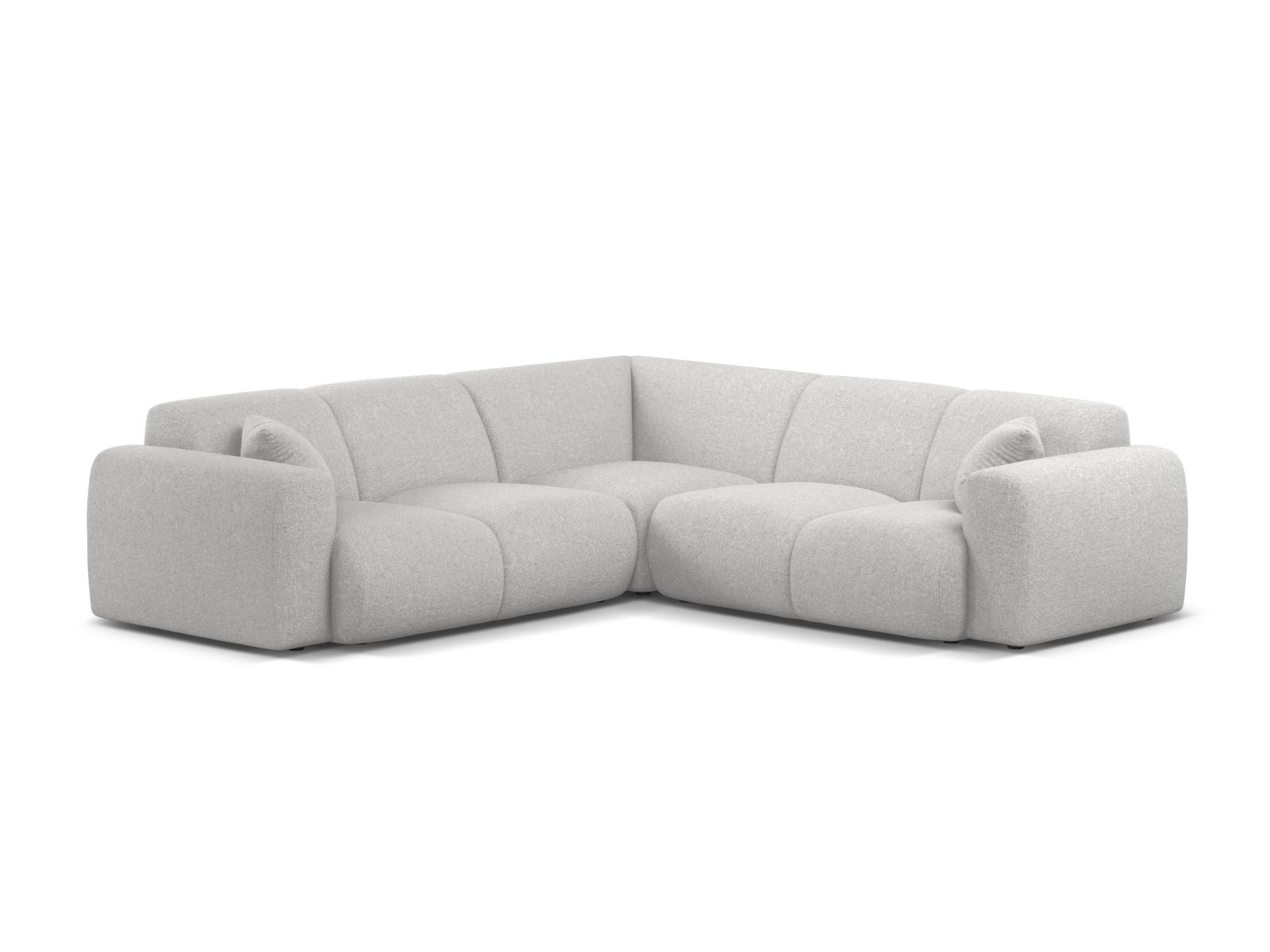 5-Sitzer Ecksofa Symmetric Molino in Silver-Eden präsentiert im Onlineshop von KAQTU Design AG. Ecksofa ist von Micadoni