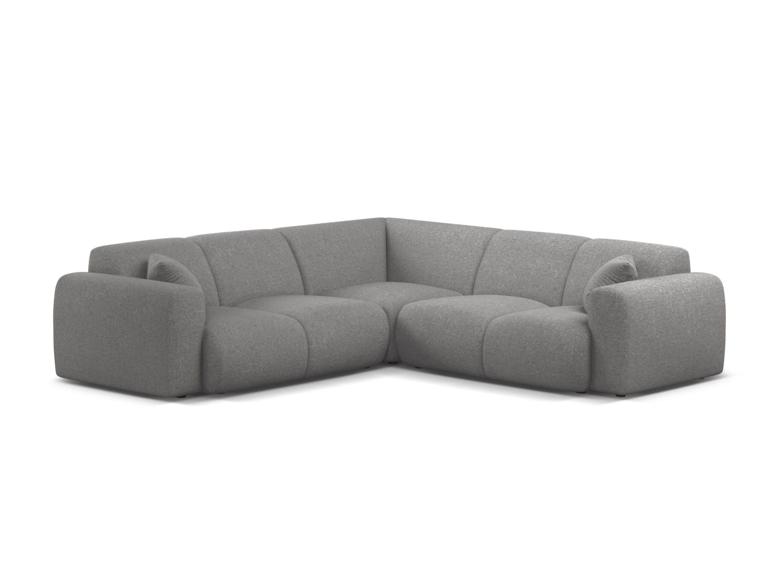 5-Sitzer Ecksofa Symmetric Molino in Light Grey-Eden präsentiert im Onlineshop von KAQTU Design AG. Ecksofa ist von Micadoni