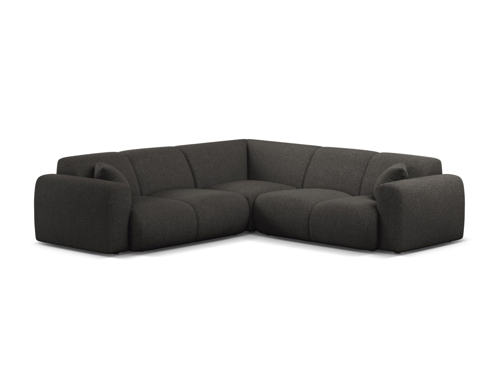 5-Sitzer Ecksofa Symmetric Molino in Dark Grey-Eden präsentiert im Onlineshop von KAQTU Design AG. Ecksofa ist von Micadoni