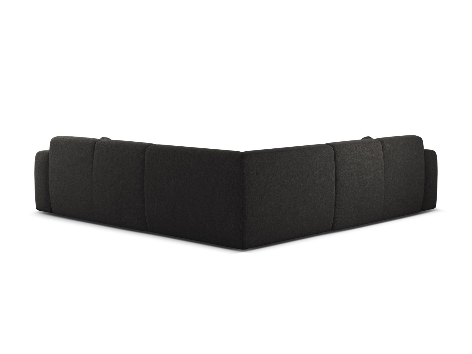 Stylisches 5-Sitzer Ecksofa Symmetric Molino in elegantem Anthrazit, ideal für komfortable und stilvolle Wohnräume von Micadoni.