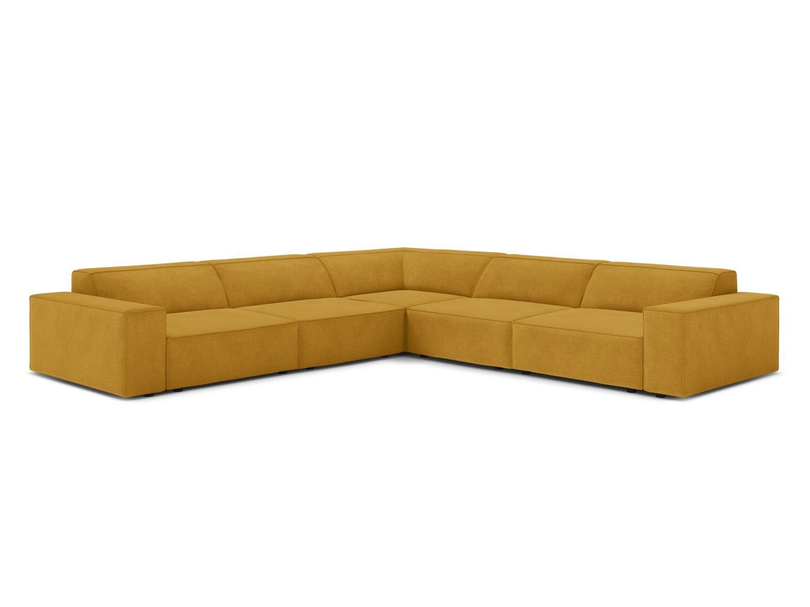 6-Sitzer Symmetrical Modular Corner Sofa Jodie in Yellow-Liberty präsentiert im Onlineshop von KAQTU Design AG. Ecksofa ist von Micadoni